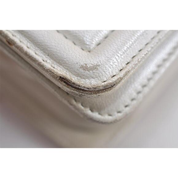 Auth Chanel Boy Calf Skin Matelasse Cc #136588C26B - Picture 11 of 15